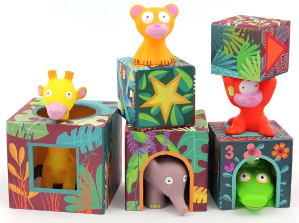 Cubos para apilar Topanijungle - Imagen 2