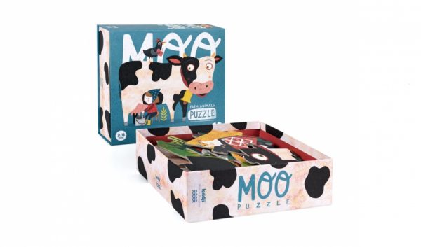 Puzle de 36 piezas Vaquita Moo - Imagen 2