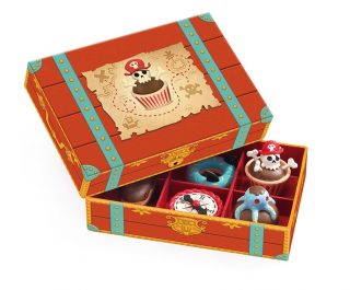 Cajita de pasteles de Piratas