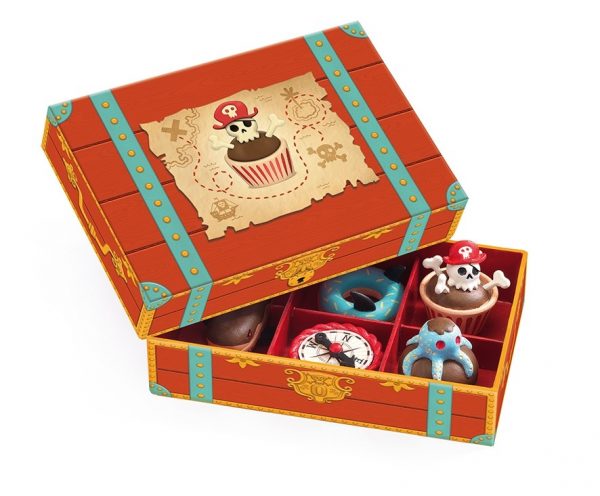 Cajita de pasteles de Piratas