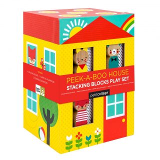 Set de juego de apilar con personajes