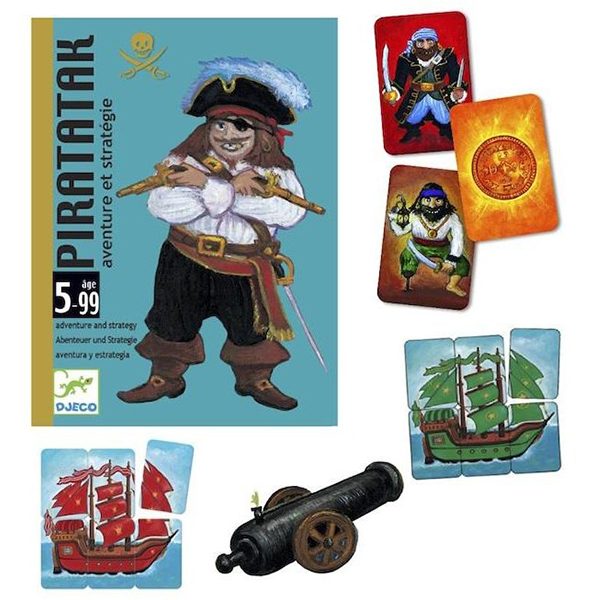 Juego de cartas Piratatak de Djeco - Imagen 2
