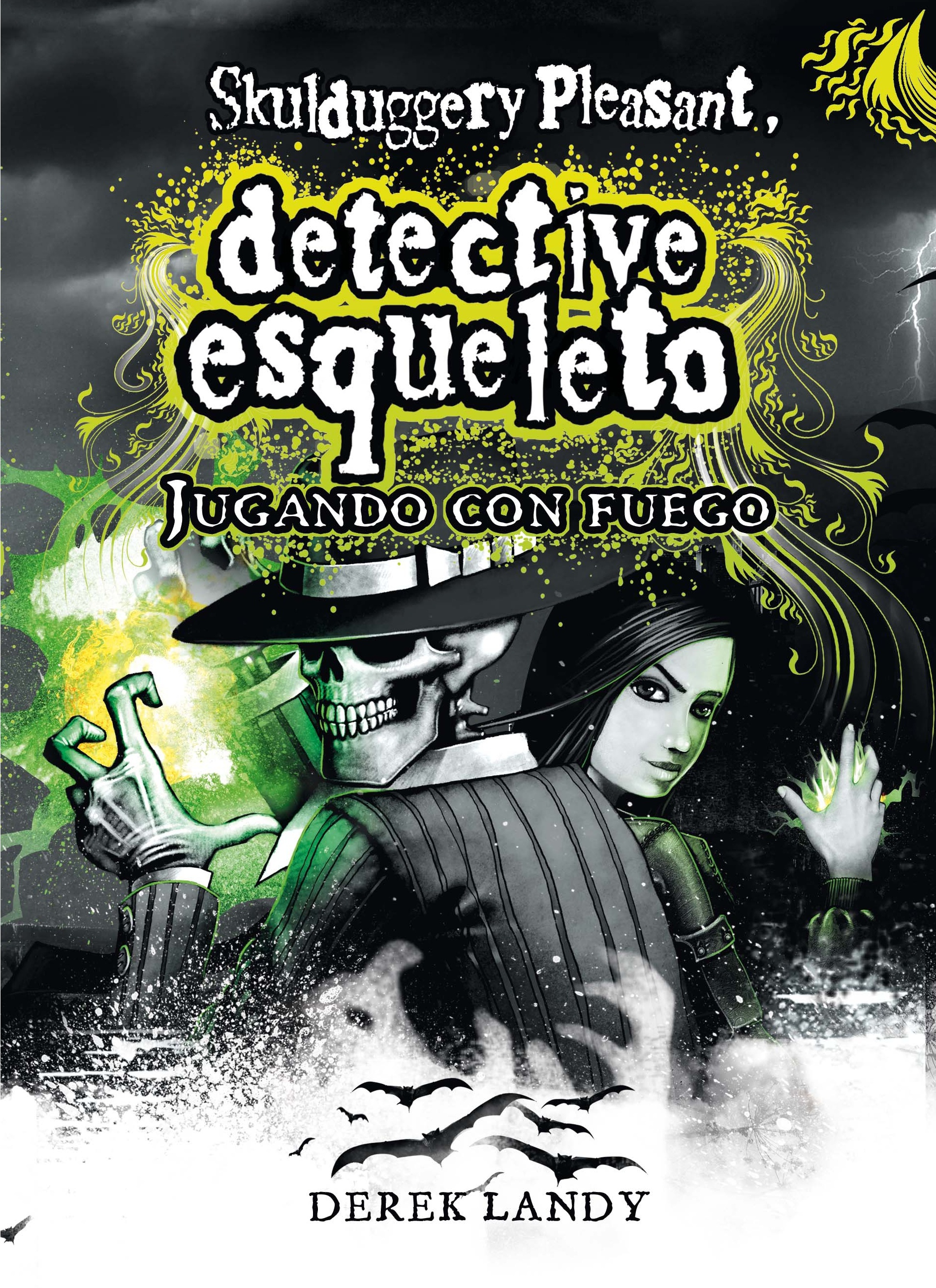 Detective Esqueleto: Jugando con fuego [Skulduggery Pleasant]