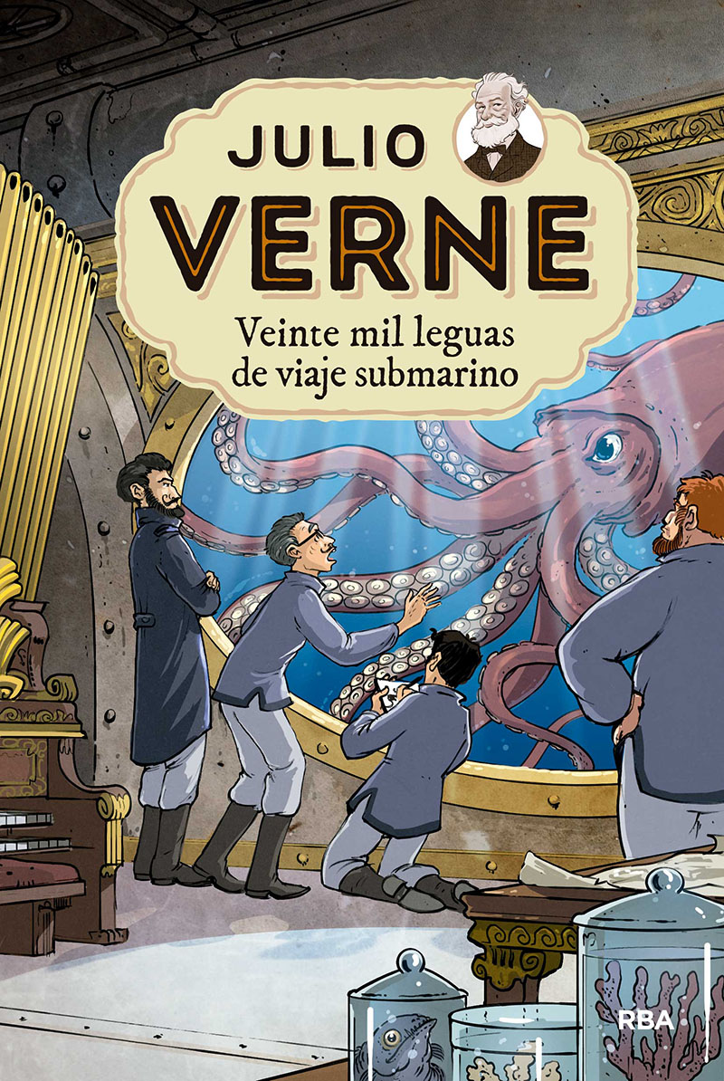 Julio Verne 4. Veinte mil leguas de viaje submarino.