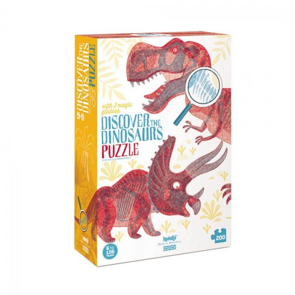 Puzle 200 piezas Descubriendo los dinosaurios