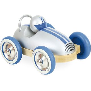 Coche deportivo silver de madera natural Vilac -pequeño-