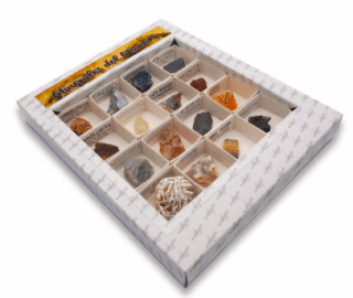 Caja de colección de minerales del mundo 6