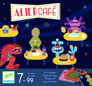 Juego cooperativo Alien Café