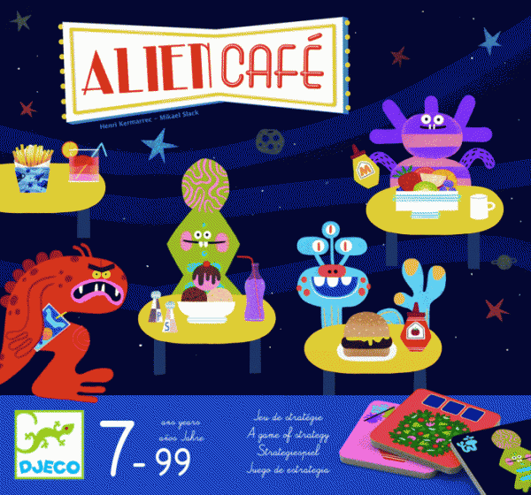 Juego cooperativo Alien Café