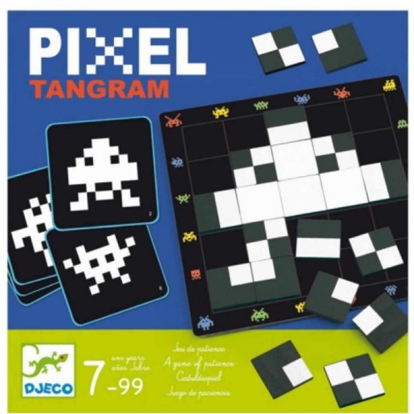 Juego de lógica Pixel Tangram