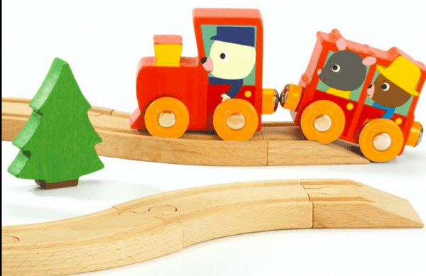 Mini tren de madera de Djeco - Imagen 2