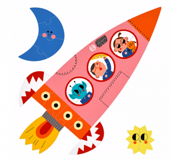 Puzle progresivo Valentina en el espacio de Londji - Imagen 2