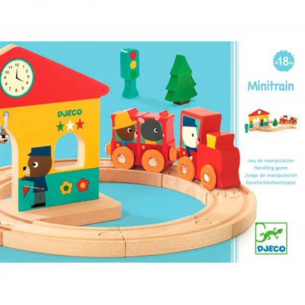 Mini tren de madera de Djeco