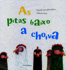 As pitas baixo a choiva
