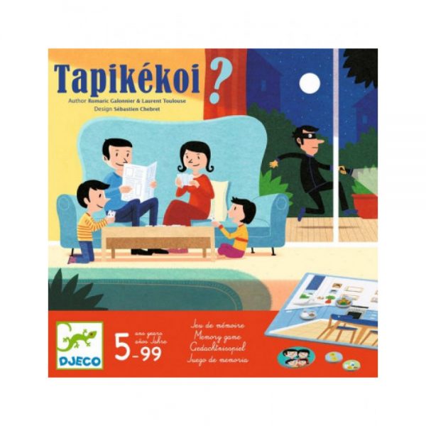 Juego de memoria Tapikékoi de Djeco
