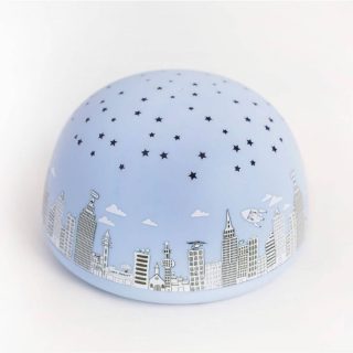 Proyector de estrellas y música con temporizador. Azul