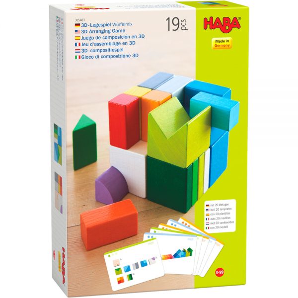 Juego de composición en 3D  Mix de Cubos de Haba