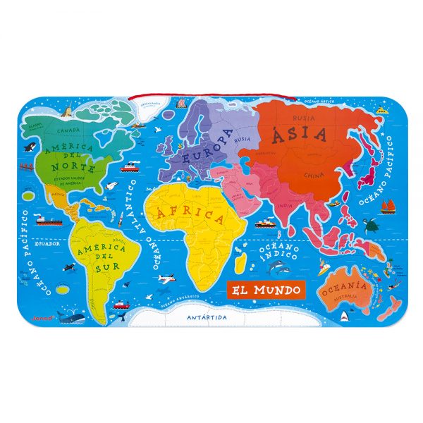 Mapa magnético del mundo Janod - Imagen 3