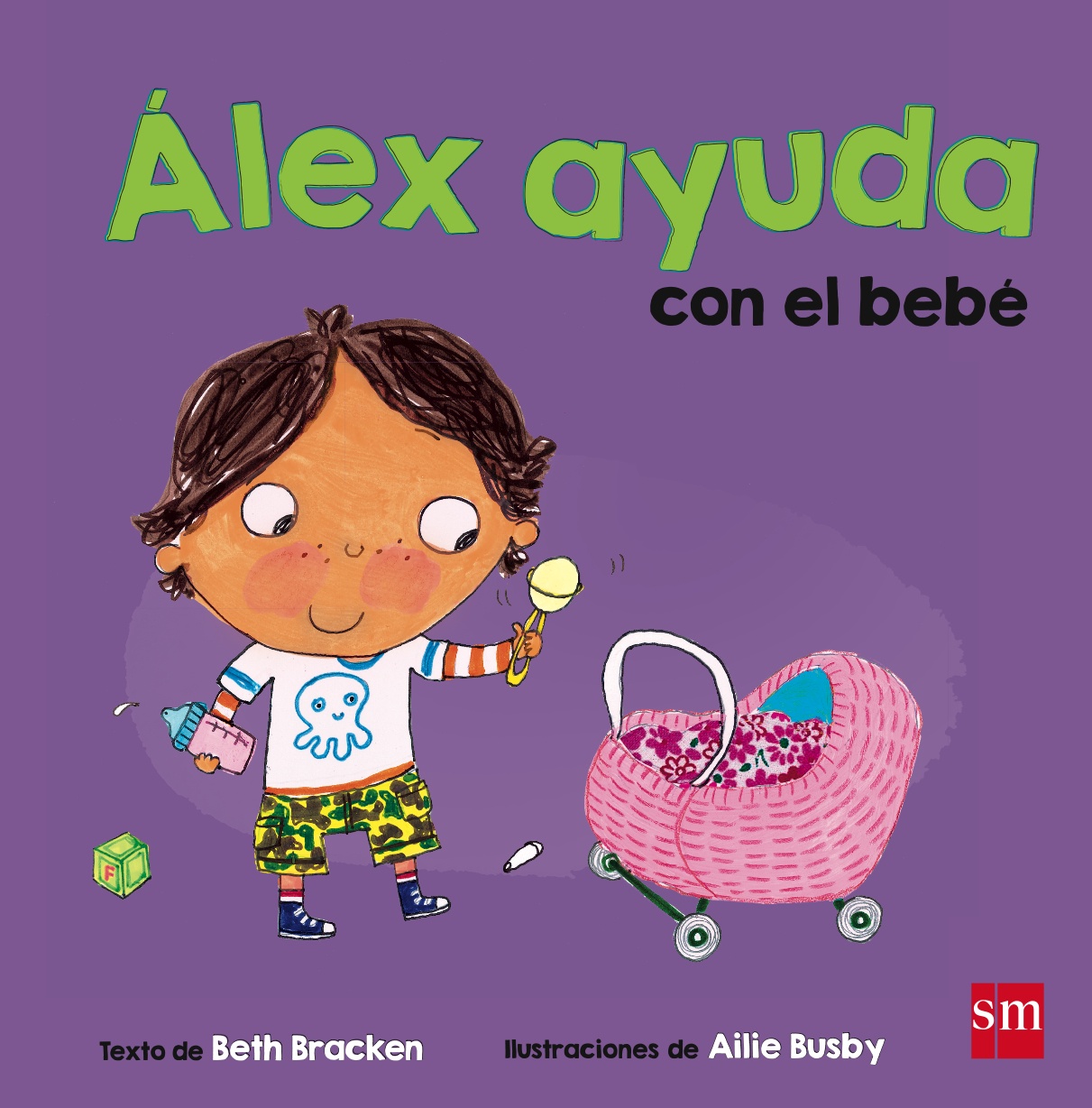 Álex ayuda con el bebé