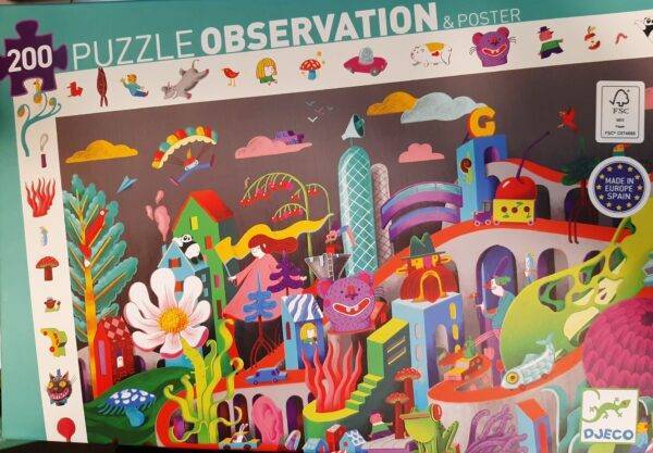 Puzle de observación 200 piezas Crazy town