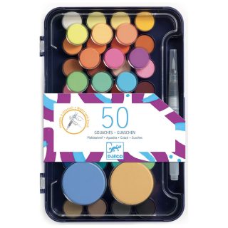 Caja de acuarelas de 53 colores