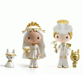 Muñecas Marguerite y Leopold Colección Tinyly de Djeco