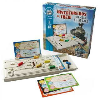 Juego de lógica ¡Aventureros al tren! Cambio de agujas