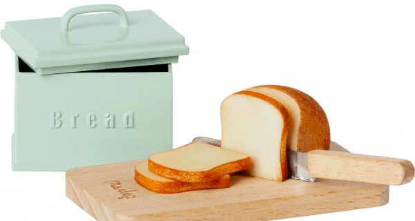Set de panera con tabla y cuchillo Maileg