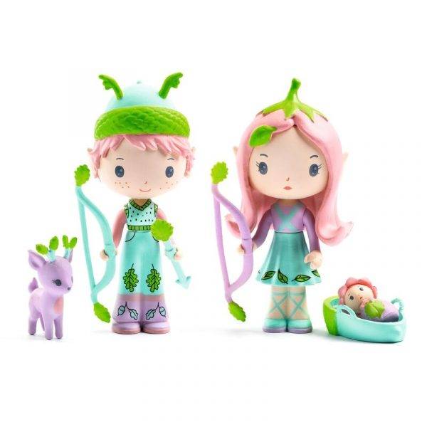Muñecas Lily y Sylvestre Colección Tinyly de Djeco