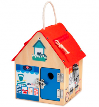 Casa de aprendizaje de madera de Lilliputiens