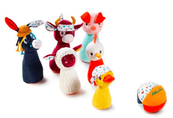 Juego de bolos granja de Lilliputiens