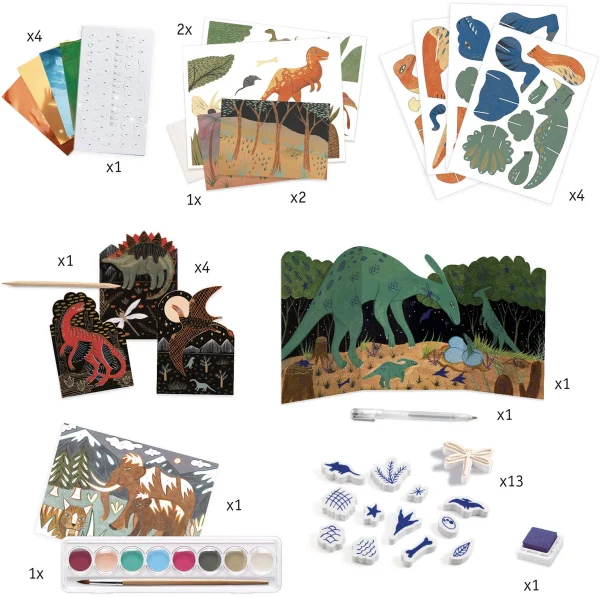 Cofre multiactividades Dinosaurios de Djeco - Imagen 2