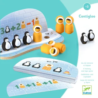 Juego de sumas y restas Contigloo de Djeco