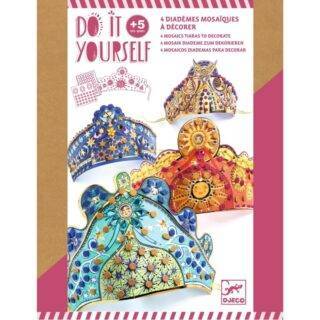 Set de tiaras para decorar con mosaicos de Djeco