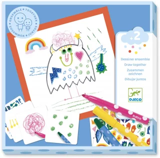 Set para dibujar y decorar Monstruos de Djeco
