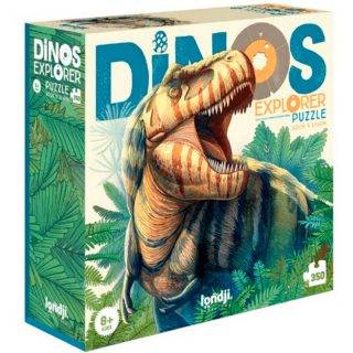 Puzle de 350 piezas Dinos Explorer de Londji