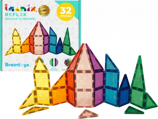 Juego de imanes Braintoys Imanix Reflex 32 piezas
