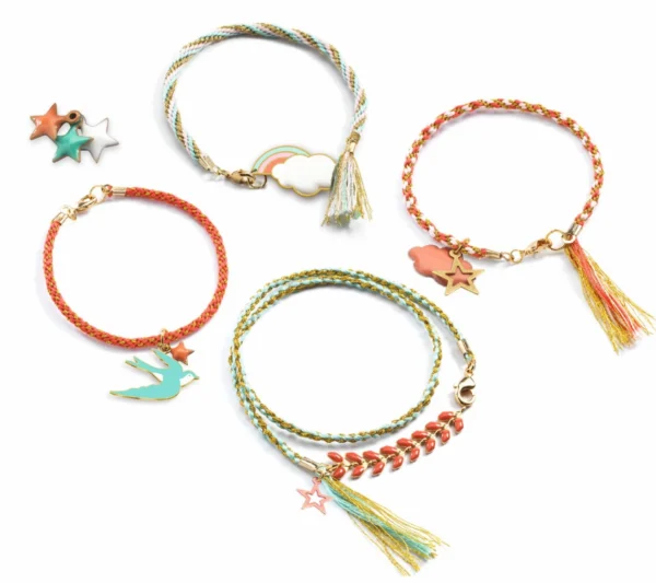 Set para crear pulseras y brazaletes kumihimo de Djeco - Imagen 2