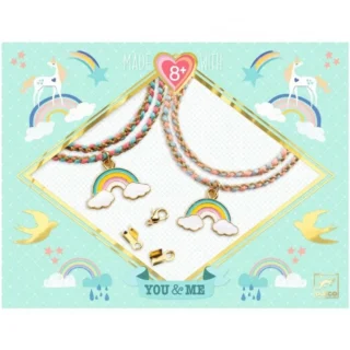 You & Me Pulseras Kumihimo arcoiris de Djeco