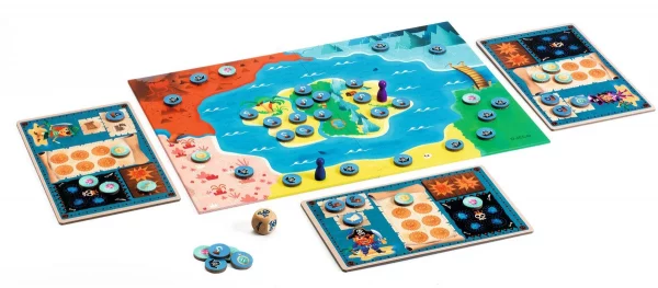 Juego de estrategia Pirat Island de Djeco - Imagen 2