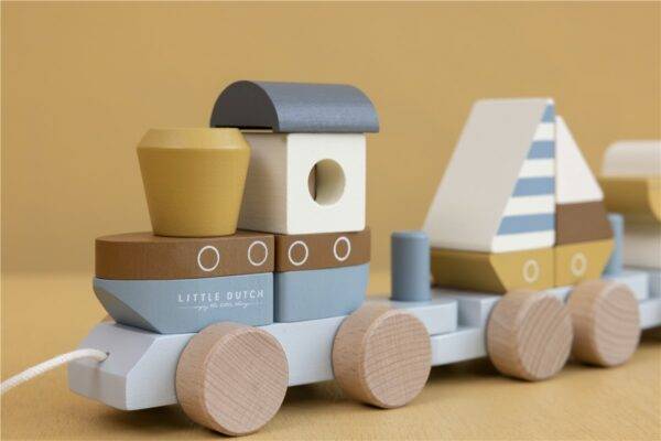 Tren apilable de madera Little Dutch - Imagen 2