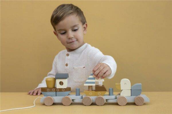 Tren apilable de madera Little Dutch - Imagen 3