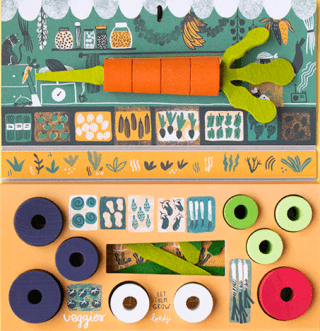 Juego de composición de verduras Veggie de Londji