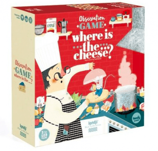 Juego de observación y rapidez Where is the cheese? de Londji
