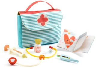 Bolsa conjunto visita al médico Pomea de Djeco