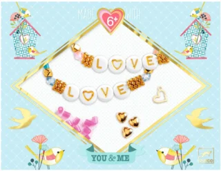You & Me Pulseras Letras de Djeco