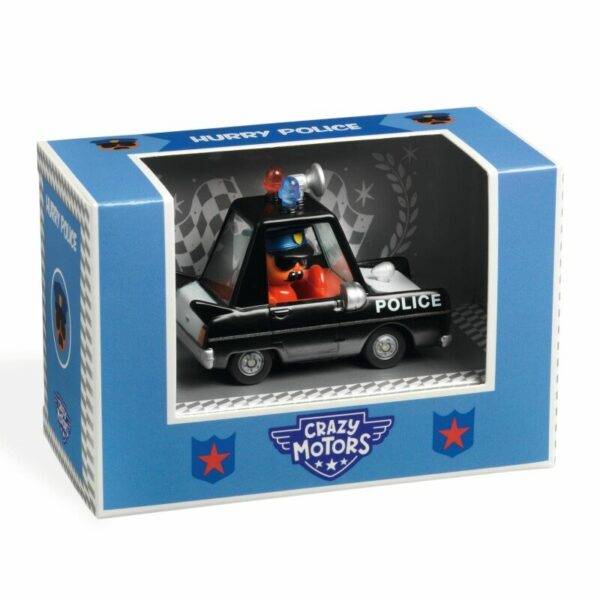 Cochecito metálico Crazy Motors Hurry Police - Imagen 2