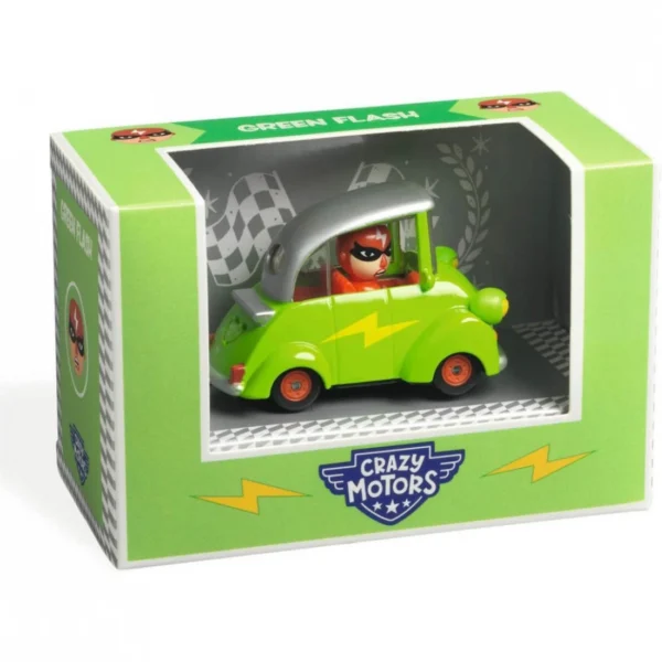 Cochecito metálico Crazy Motors Green Flash - Imagen 2
