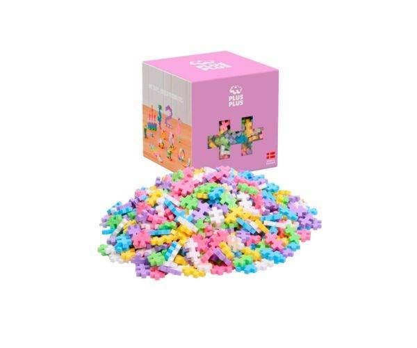 PLUSPLUS Cubo de piezas: Pastel 600 piezas
