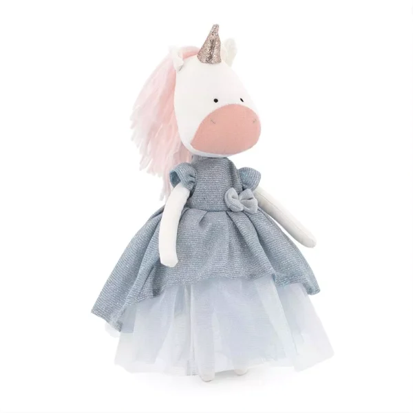 Dafne la unicornia con vestido azul - Imagen 2